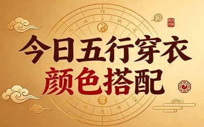 今日五行穿衣颜色搭配查询简介
